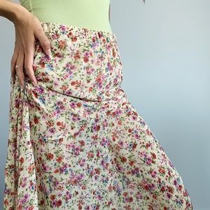 Maxi Floral Skirt